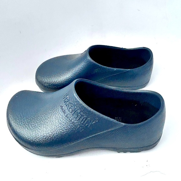 Birkenstock Shoes - BIRKENSTOCK Profi Birki Navy Blue Synthetic Nonslip Clog Mule Womens 37 6.5 - 7